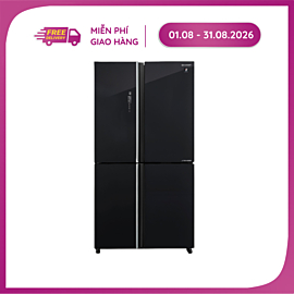 Tủ Lạnh 4 Cửa Dòng Cao Cấp SJ-FXP600VG-BK