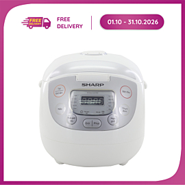Digital Rice Cooker Model KS-COM195HV-WH