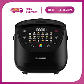 Sharp Electronic Rice Cooker KS-COM1893CIB-BK