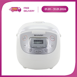 Digital Rice Cooker Model KS-COM195HV-WH