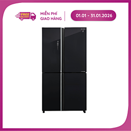 Tủ Lạnh 4 Cửa Dòng Cao Cấp SJ-FXP600VG-BK