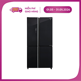 Tủ Lạnh 4 Cửa Dòng Cao Cấp SJ-FXP640VG-BK