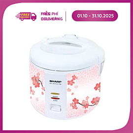 Non-Stick Rice Cooker with Steamer KS-181TJV "PB"