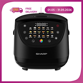 Sharp Electronic Rice Cooker KS-COM1893CIB-BK 