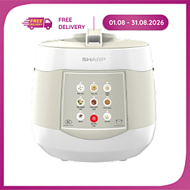 Sharp Electronic Rice Cooker KS-COM1875I-RS