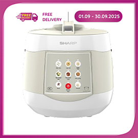 Sharp Electronic Rice Cooker KS-COM1875I-RS