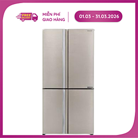 Tủ Lạnh 4 Cửa Dòng Cao Cấp SJ-FX610V-SL