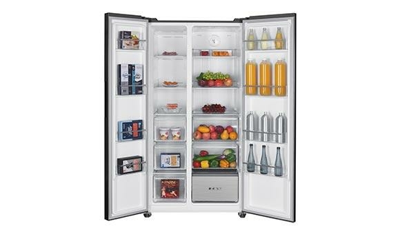 Tủ lạnh side by side Sharp SJ-SBXP600V-SL - hình ảnh thực tế Tủ lạnh side by side Sharp SJ-SBXP600V-SL - hình ảnh thực tế