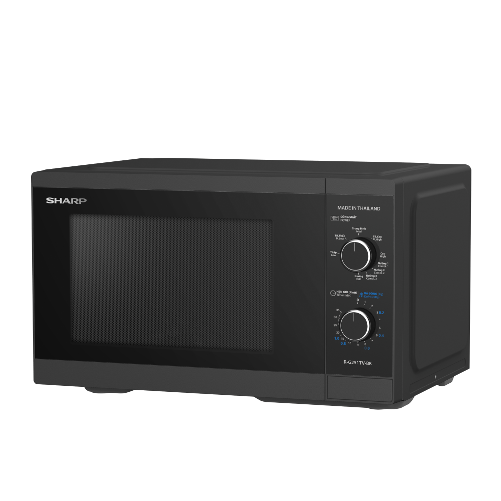 Lò vi sóng cơ Sharp R-G251TV-BK Lò vi sóng cơ Sharp R-G251TV-BK