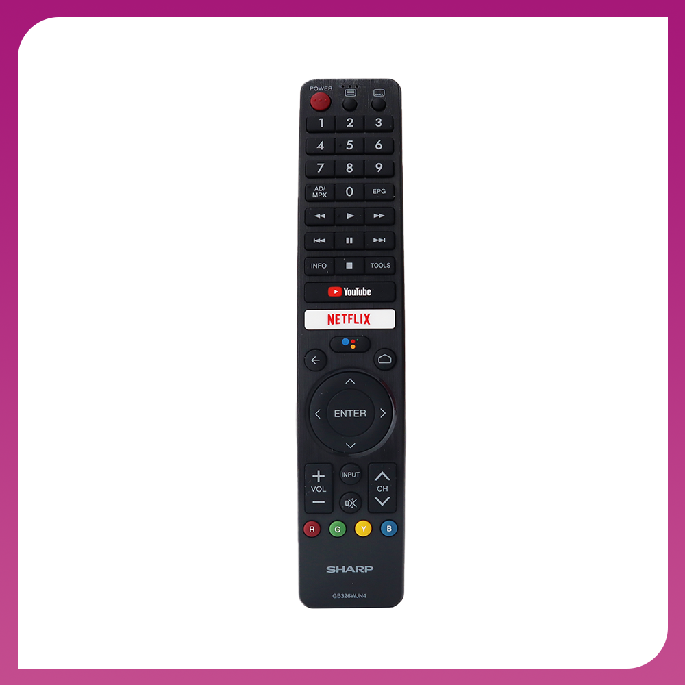 Điều khiển tivi Sharp RRMCGB326WJN4 Điều khiển tivi Sharp RRMCGB326WJN4